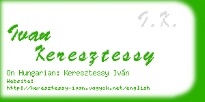 ivan keresztessy business card